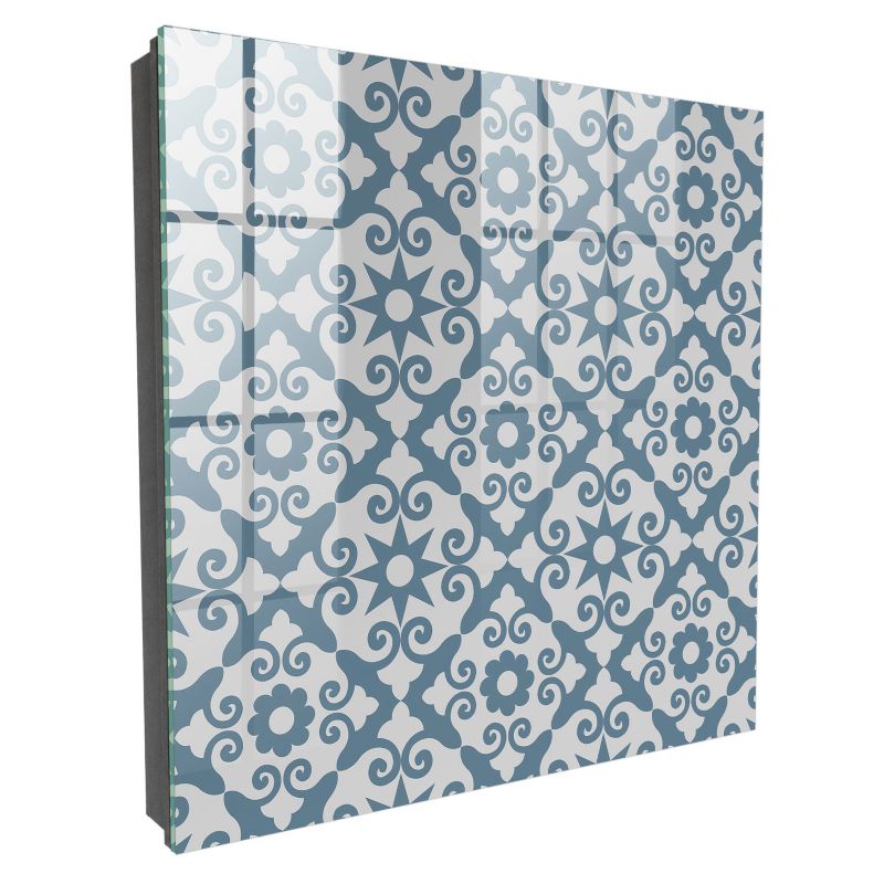 Organizer Na Klucze Tulup 30x30 cm Geometryczna elegancja - Czarna - Otwierana na prawo 1 szt.