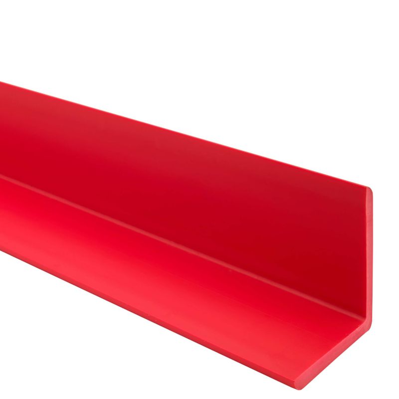 Kątownik miękki PCV 40x40mm, Ochronny profil L kątowy - 180 cm, czerwony, 1 szt.