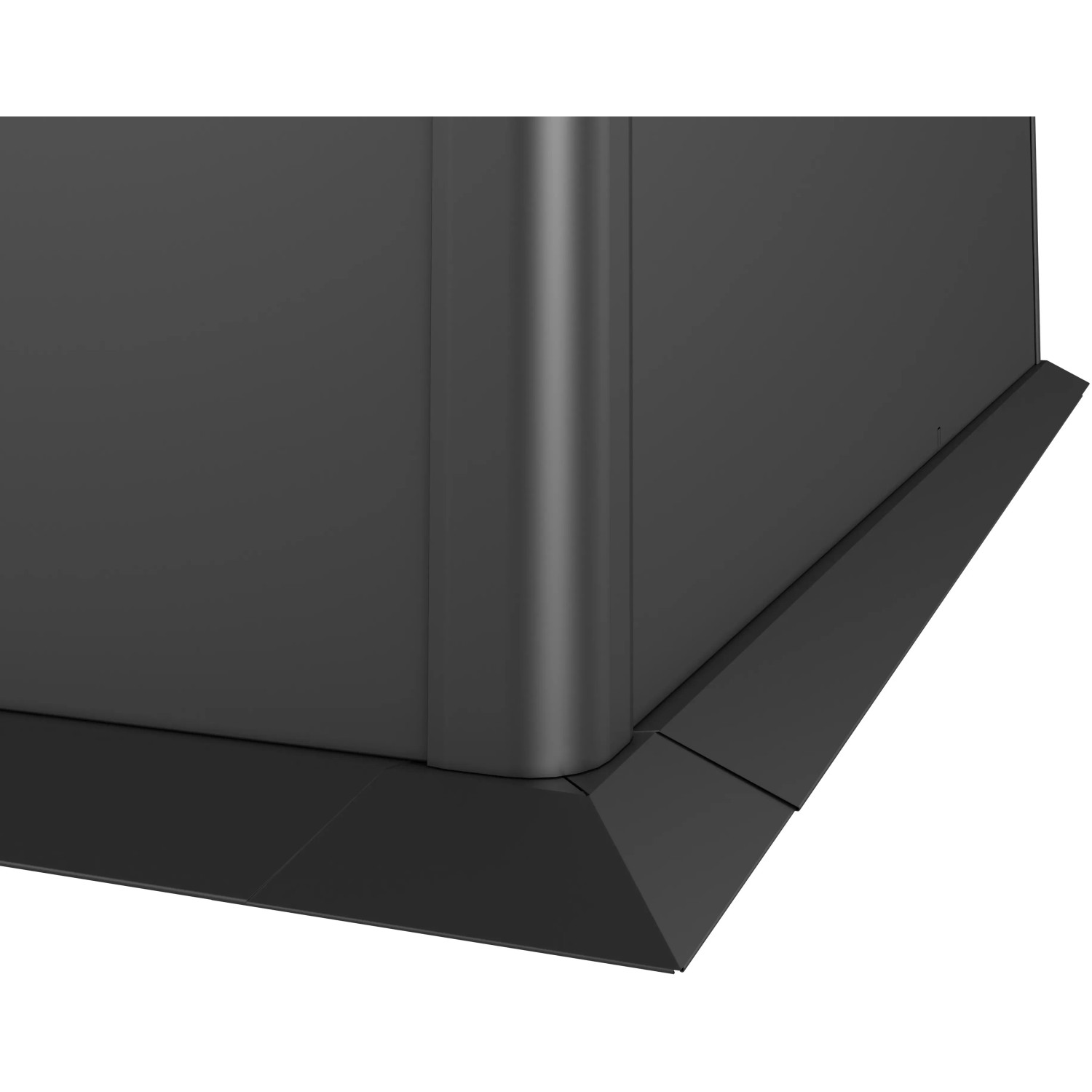 Biohort Listwa cokołowa do grządek 1,5 m x 0,5 m ciemnoszare metaliczne