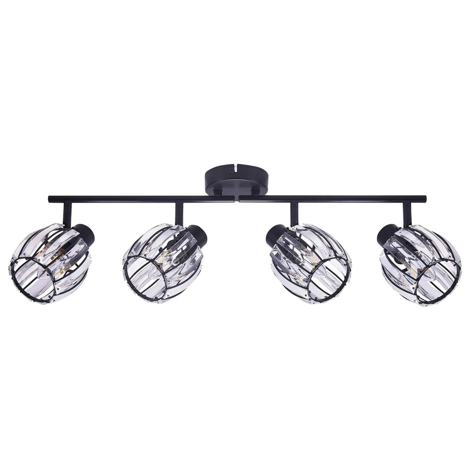 Goldlux Lampa sufitowa ALANYA 4xE14 10W czarna