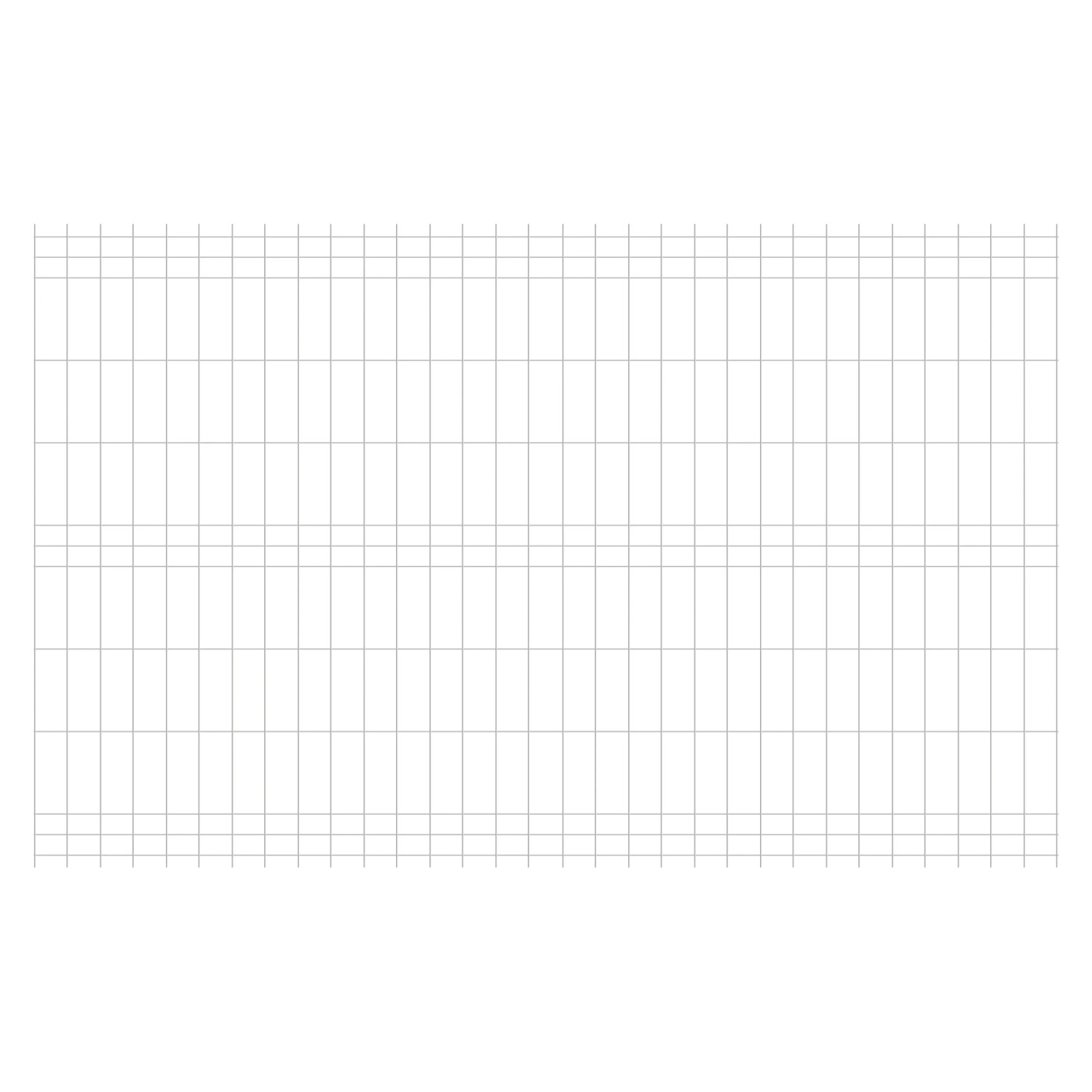 Wiśniowski Panel ogrodzeniowy ocynk - 250 x 123 cm, drut 4 mm, oczko 7x20 cm