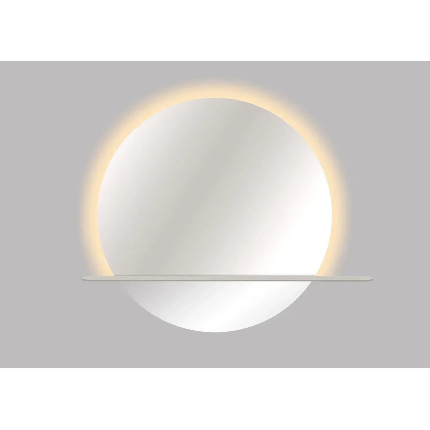 Lustro z LED Round Line beige 100