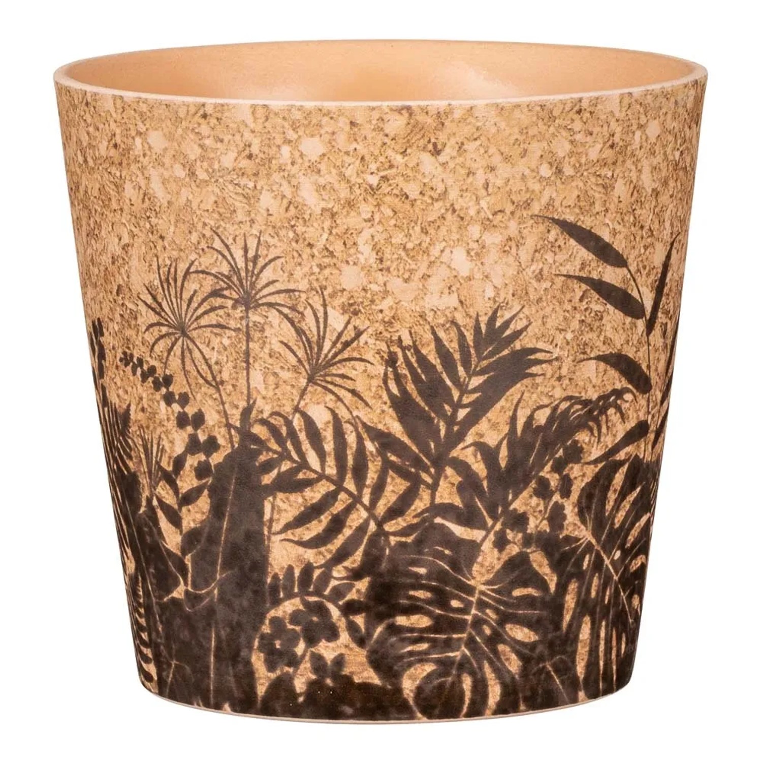 Osłonka Cork Jungle brązowa - 16 cm