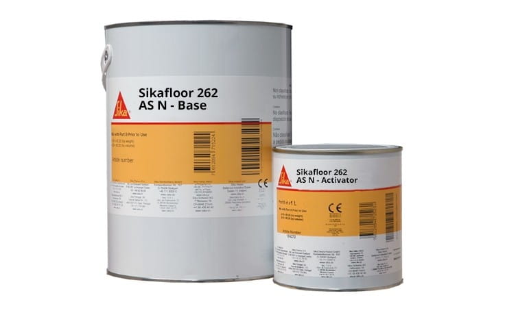 EPOKSYDOWY MATERIAŁ POSADZKOWY SIKA SIKAFLOOR 262 AS N 25KG RAL 7004ca
