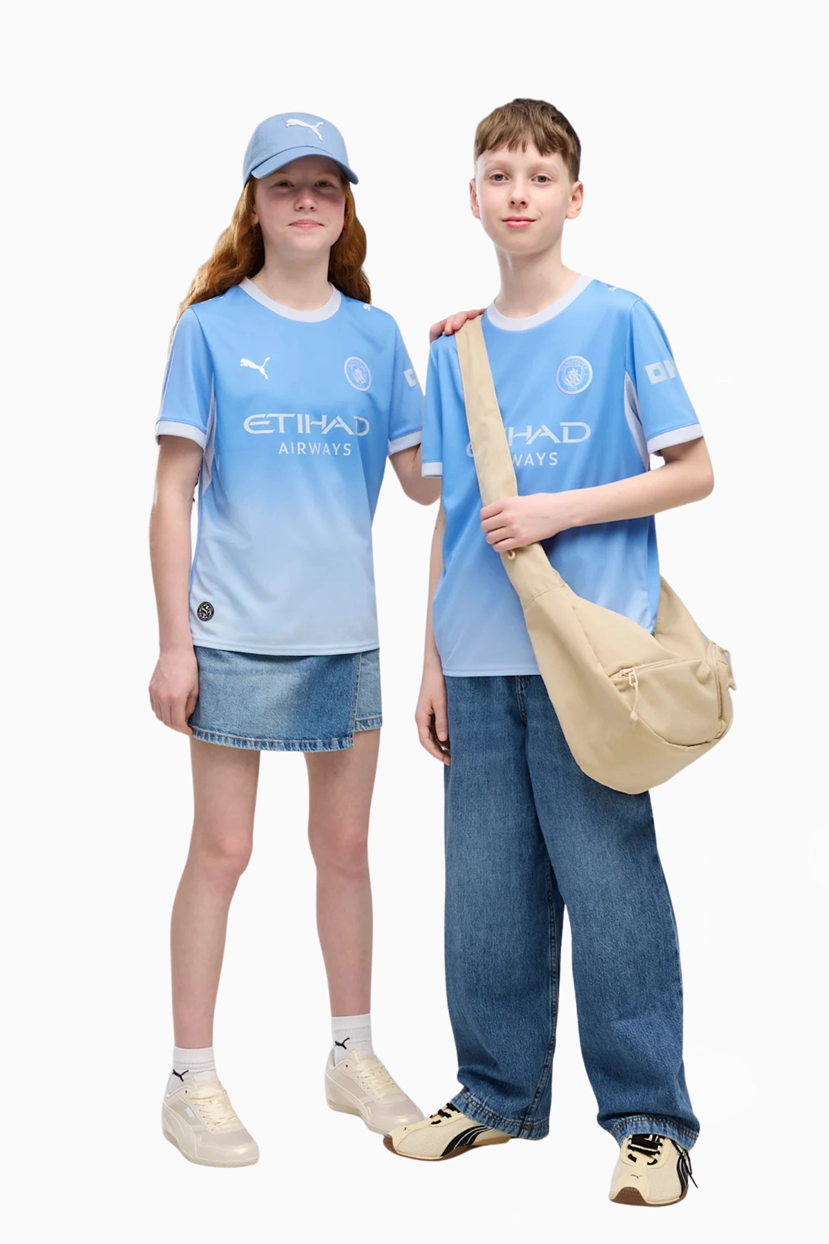 Koszulka Puma Manchester City 26/27 Domowa Replica Junior - Błękitny