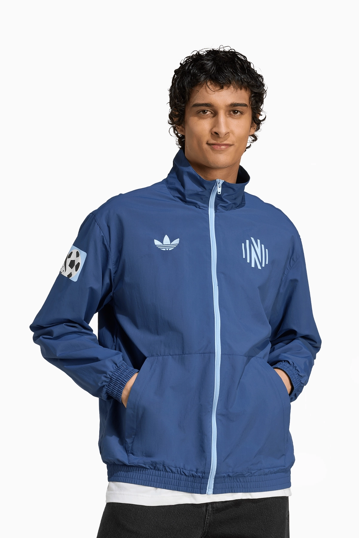 Bluza adidas Nashville SC 25/26 Anthem Full-Zip - Niebieski