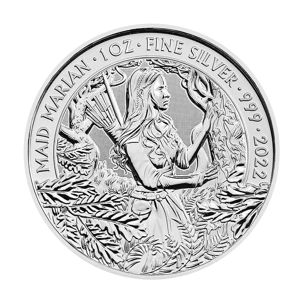Srebrna moneta Mity i Legendy: Lady Marion 1 uncja - wysyłka 24 h! - Mennica Skarbowa