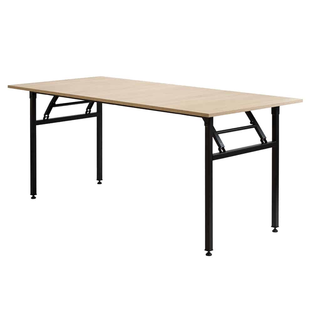 Stół bankietowy konferencyjny prostokątny 180x75cm dąb sonoma