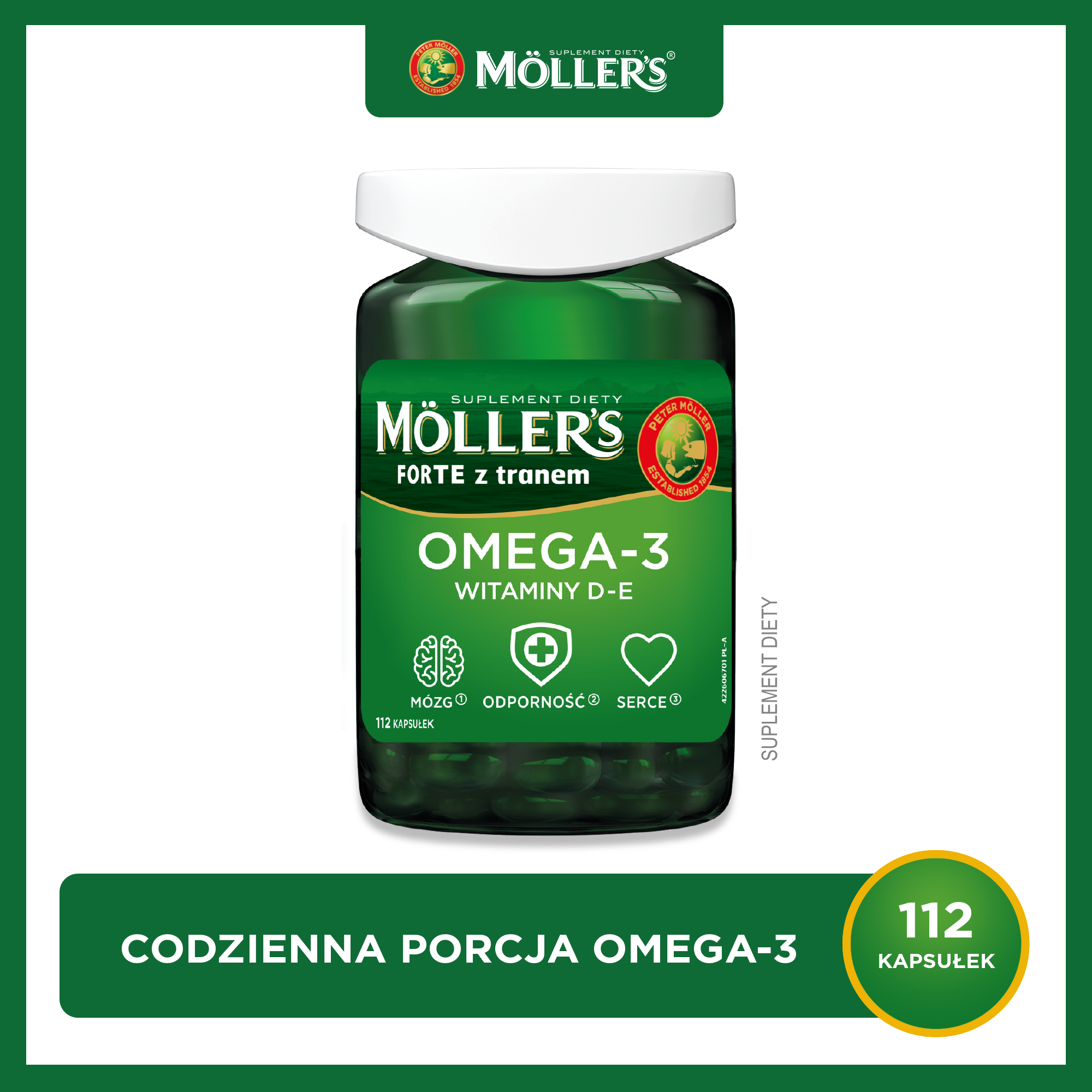 Mollers forte, 112 kapsułek