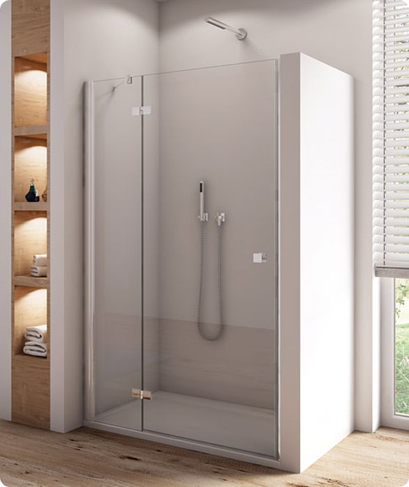 Ronal Annea drzwi prysznicowe 110 cm lewe srebrny połysk/szkło przezroczyste AN13G11005007