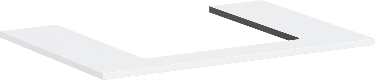Hansgrohe Xilesa E blat naszafkowy 78x55 cm biały 54269700