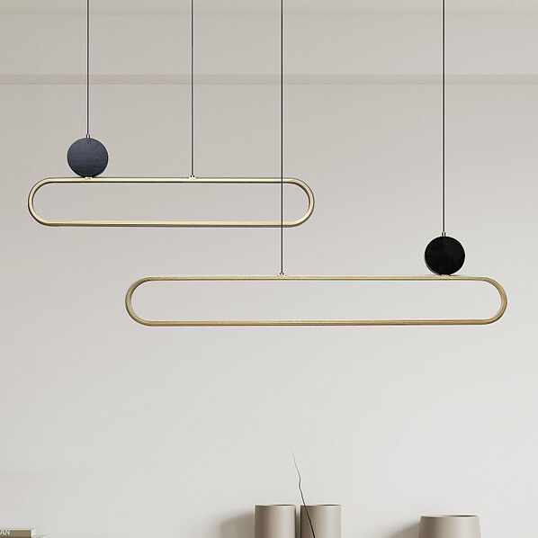 Rabalux Circado lampa wisząca 48 W biała-czarna-złota 72268