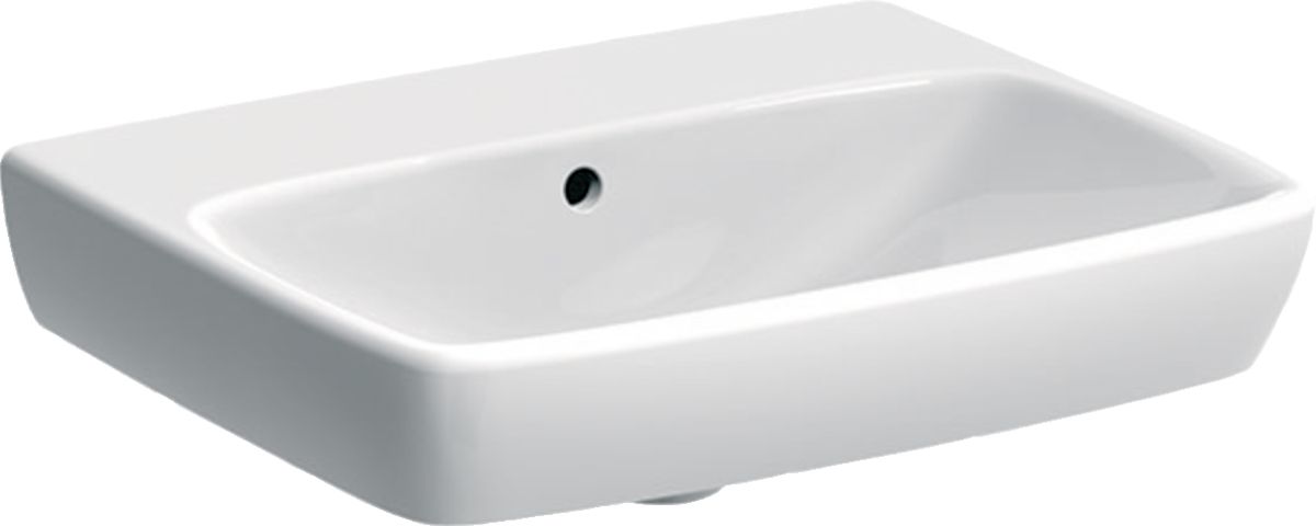 Geberit Selnova Square umywalka 55x44 cm ścienna prostokątna biała 500.291.01.7 - Wysyłka w 24h