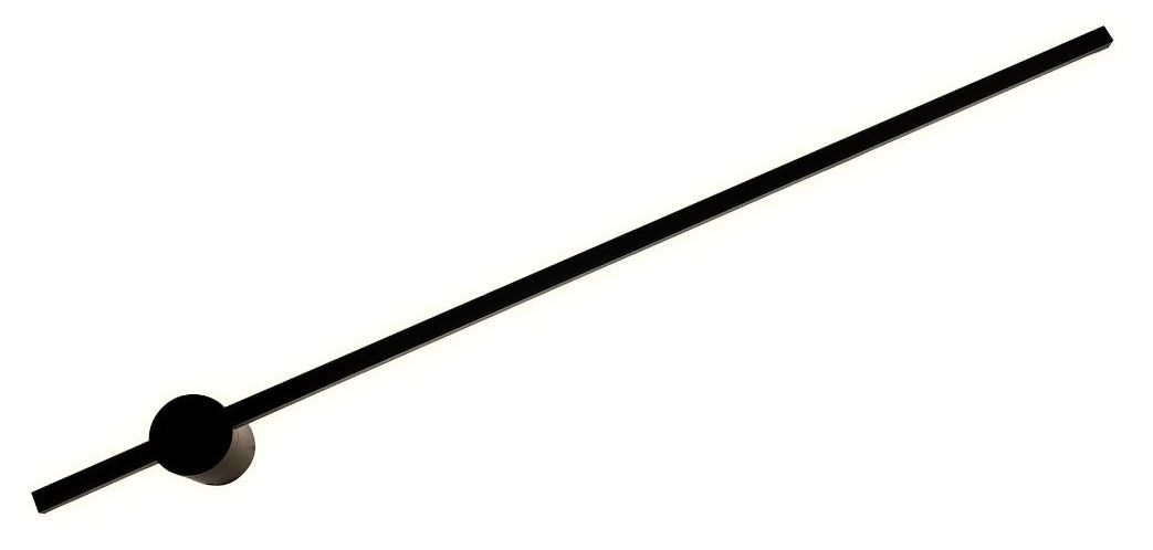 Zuma Line Troy kinkiet 1x12 W czarny W90477-90BK
