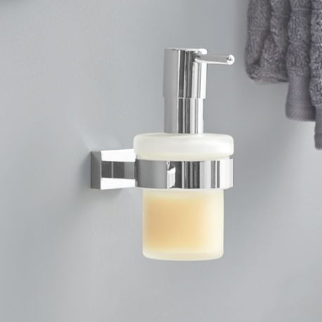 Grohe Essentials Cube dozownik do mydła 160 ml ścienny chrom 40756001