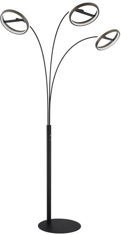 Globo Lighting Della lampa stojąca 3x48 W czarna 67179S1