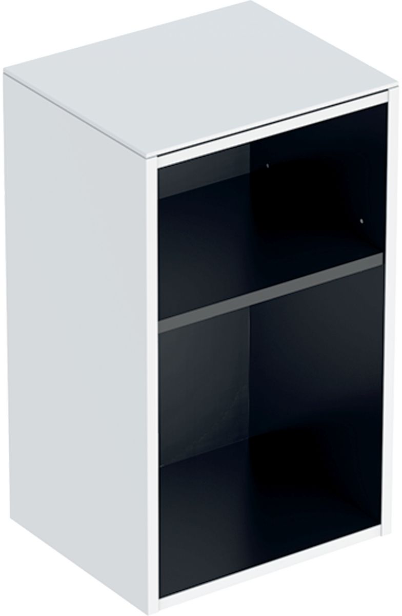 Geberit Smyle Square szafka boczna 60 cm wisząca lava/biały połysk 500.358.00.1