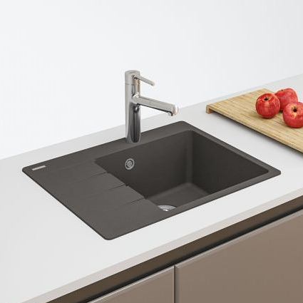 Franke Centro CNG 611-62 TL LHD zlewozmywak granitowy 62x50 cm łupkowy szary 114.0716.330