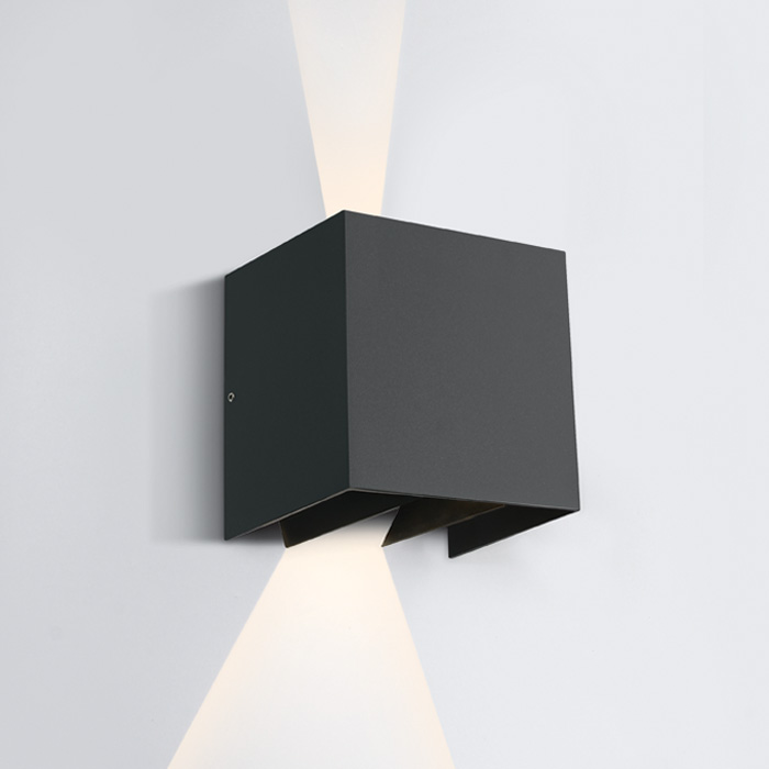 One Light Ierapoli kinkiet zewnętrzny 2x3W antracyt 67340A/AN/W
