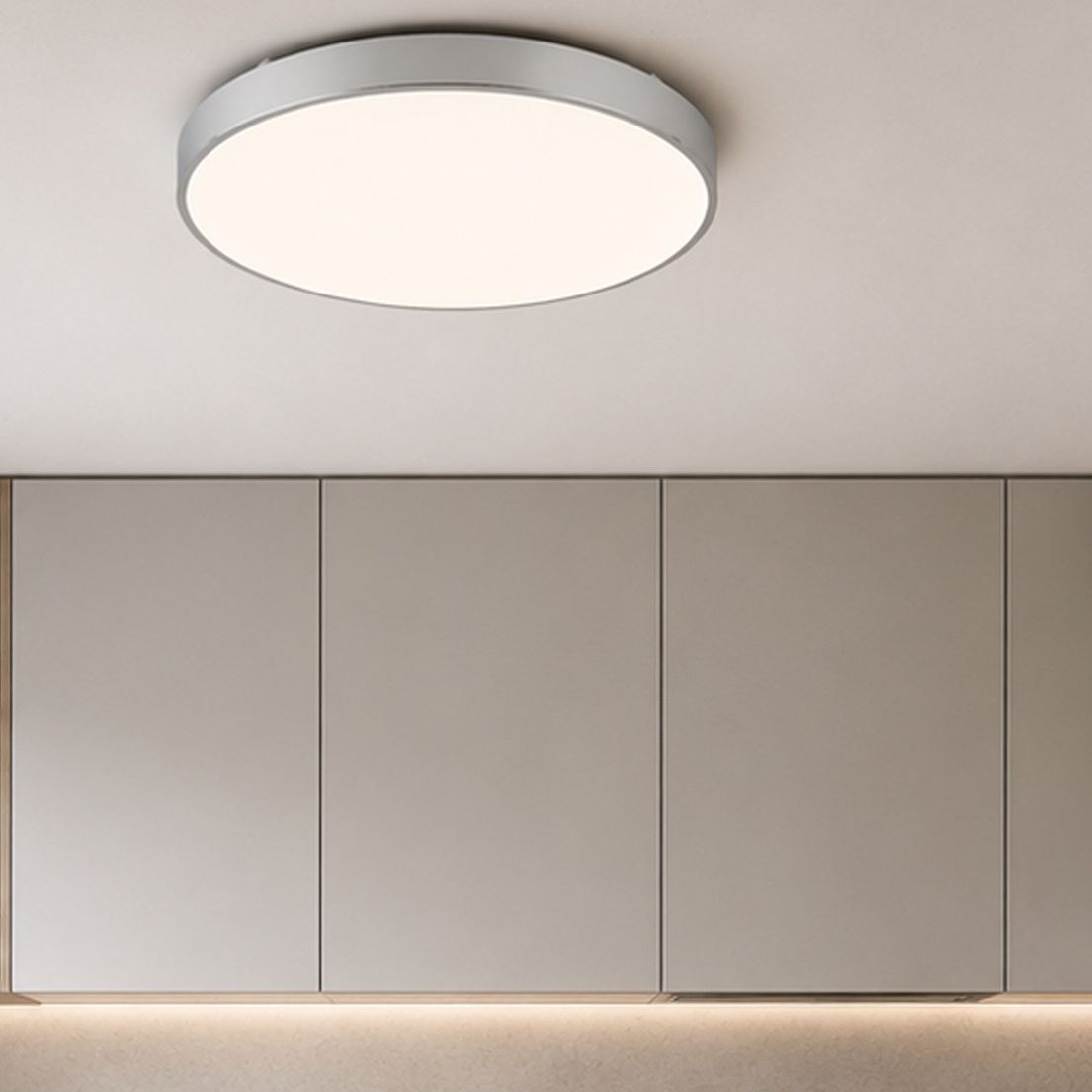 TK Lighting Velis plafon 1x40 W biały-chrom 18290
