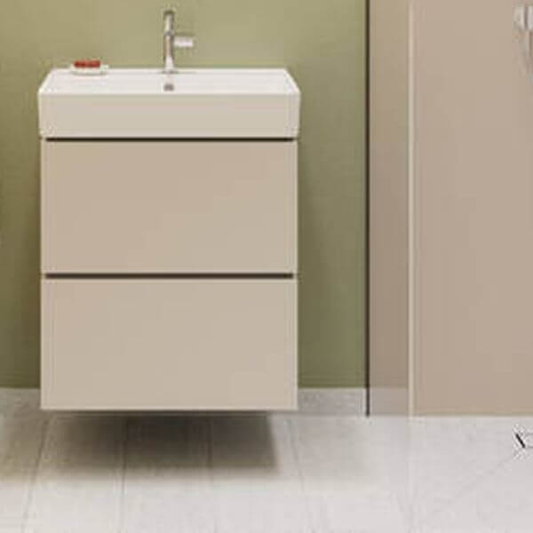 Hansgrohe Xilesa E umywalka z szafką 60 cm piaskowy mat beżowy 54396780