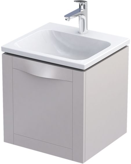 Oristo Skagen szafka 50 cm podumywalkowa wisząca piaskowy mat OR49-SD1S-50-10