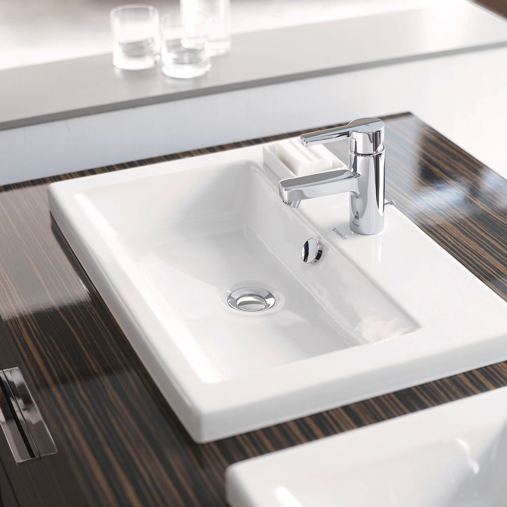 Duravit 2nd floor umywalka 60x43 cm wpuszczana prostokątna biała 0347600000