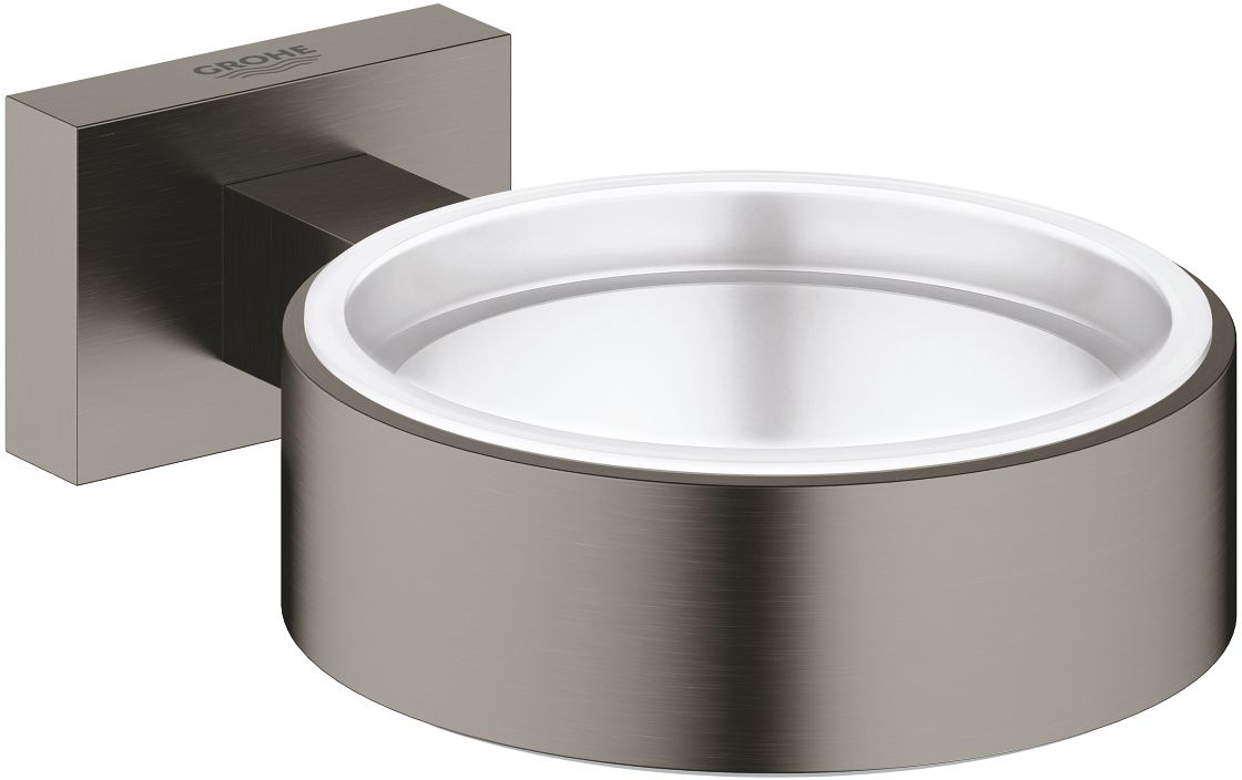 Grohe Essentials Cube uchwyt do akcesoriów brushed hard graphite 40508AL1