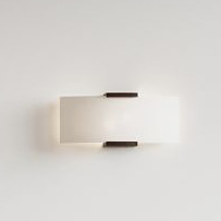 Sollux Lighting Emilio kinkiet 2x60W biały/wenge SL.0185