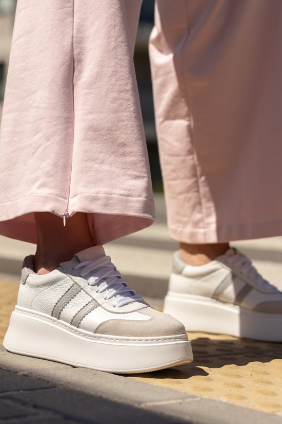 Sneakers SN41 - 14 Biały / szary outlet