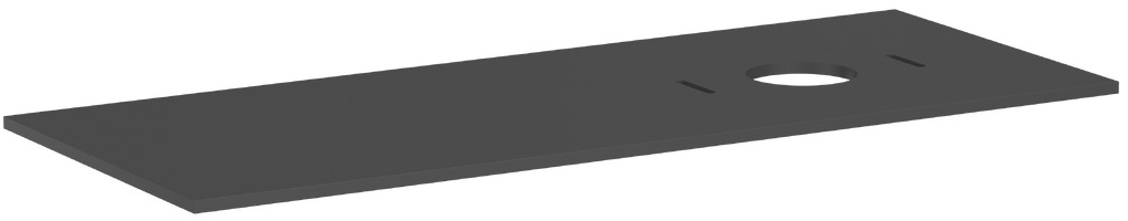 Darmowa Dostawa - Blat naszafkowy 137.5x55 cm szary Hansgrohe Xilesa E 54279760