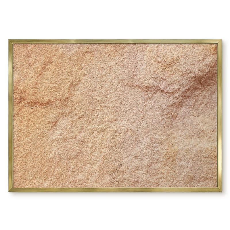 Tablica Magnetyczna Do Salonu Tulup 70x50 cm Kamień tekstura - Złota rama Do salonu, biura 1 szt.