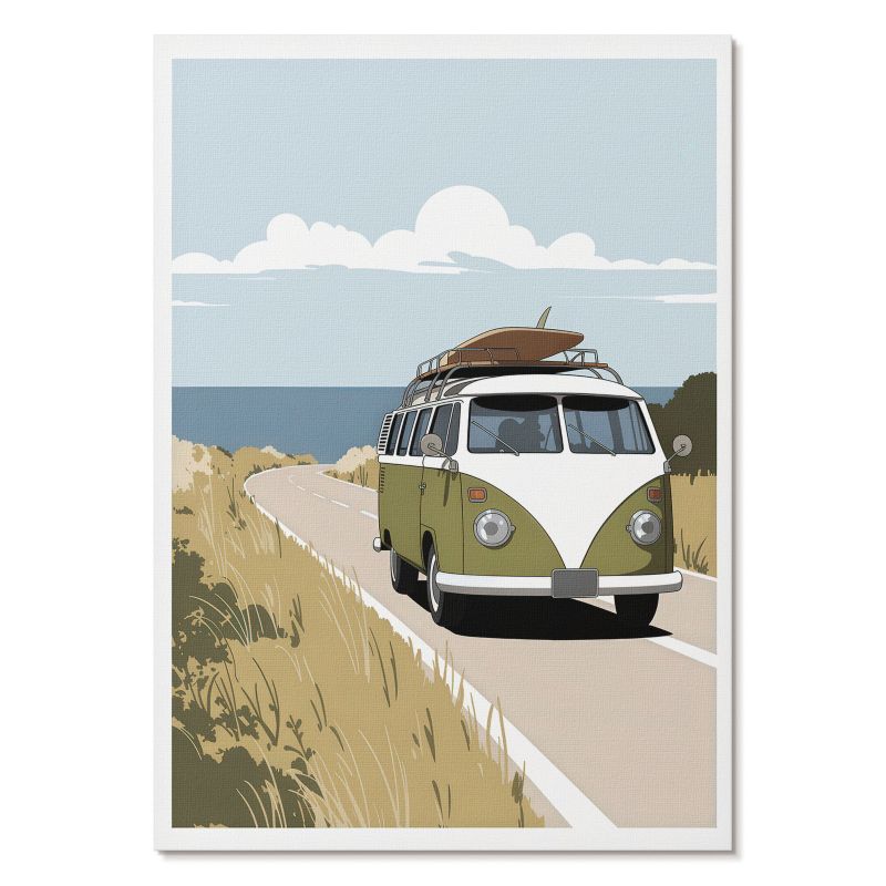Plakat na Płótnie Tulup 59,4,x84 cm (A1) Podróż marzeń Do salonu, sypialni, biura 1 szt.