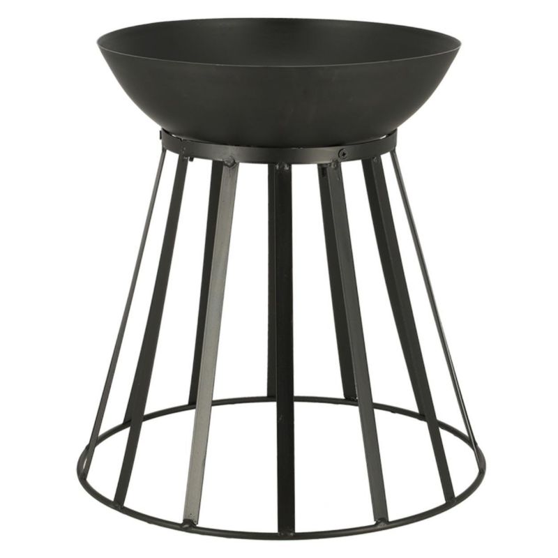 Palenisko ogrodowe 2w1 Esschert Design stalowe czarne 47x47x49,5 cm 1 szt.