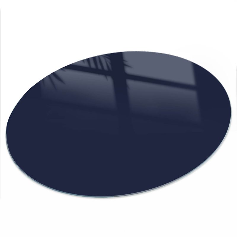 Blat Do Stołu ArtPrintCave fi60 cm Ciemny granatowy - Blat Szklany Okrągły 1 szt.