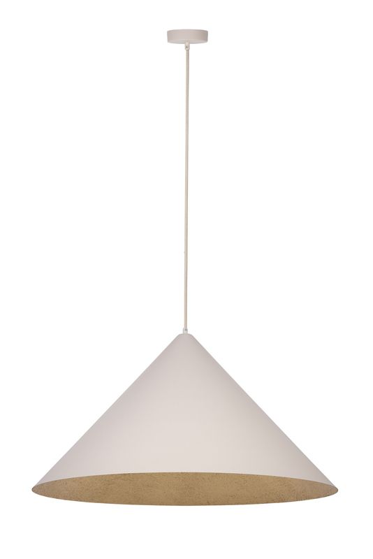 Lampa wisząca Sigma Lighting Vesuvio 9457 beżowo-złota nowoczesna 1xE27 x 1 szt.