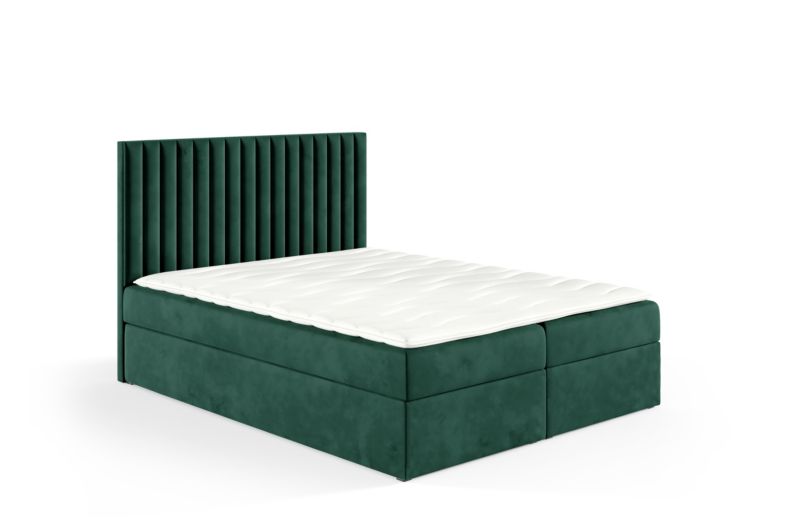 Łóżko kontynentalne SOFELLO Lilly Box 140x200 bez nóg riviera38 1szt.