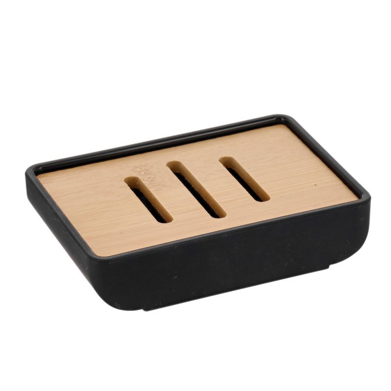 Mydelniczka łazienkowa Tempesti TENDANCE czarna prostokątna 11,4x8 cm 1 szt.