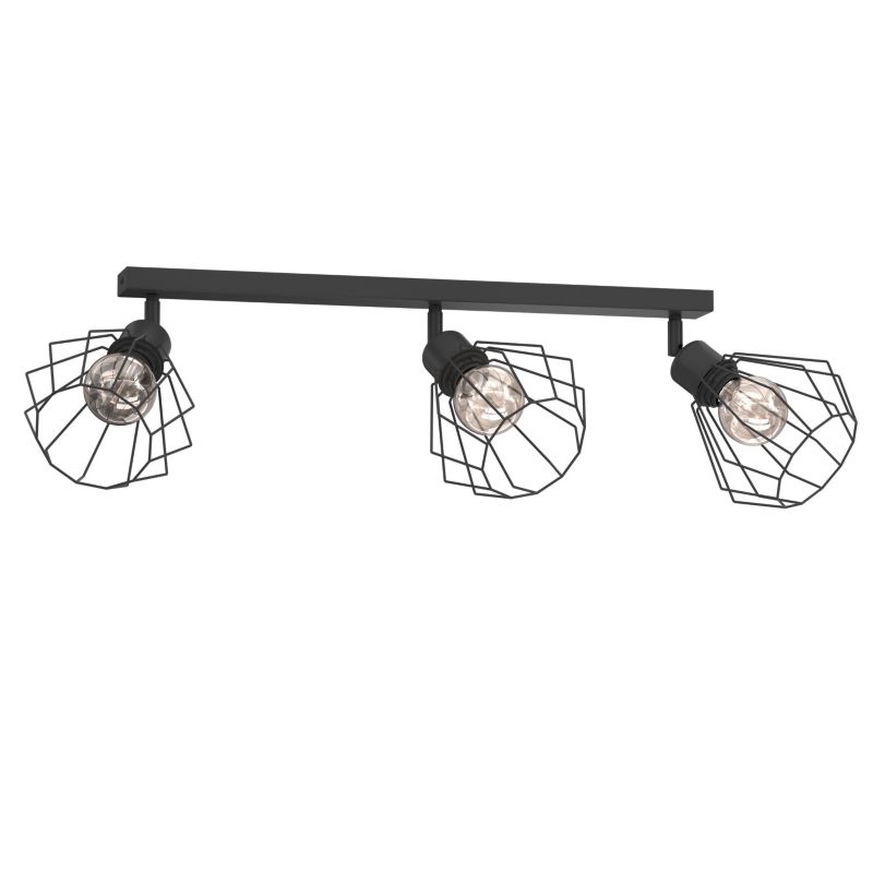 Lampa wisząca Luminex Parkla czarna 3xE27x15W IP20 wym: 26x90x16cm - 1 szt.