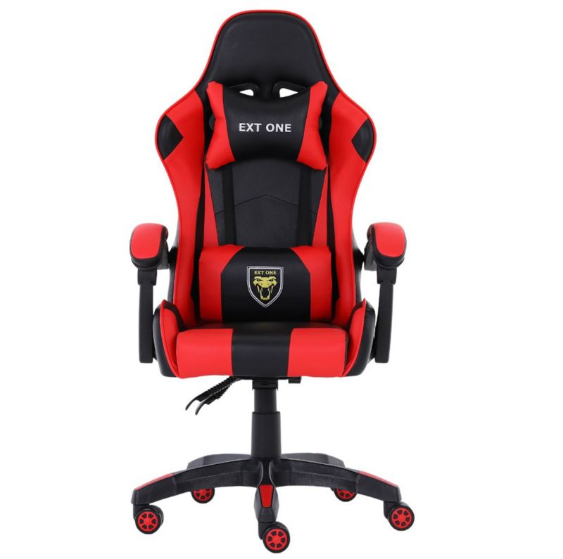 Fotel gamingowy Extreme młodzieżowy odchylany ekoskóra EXT ONE Red 1 szt.