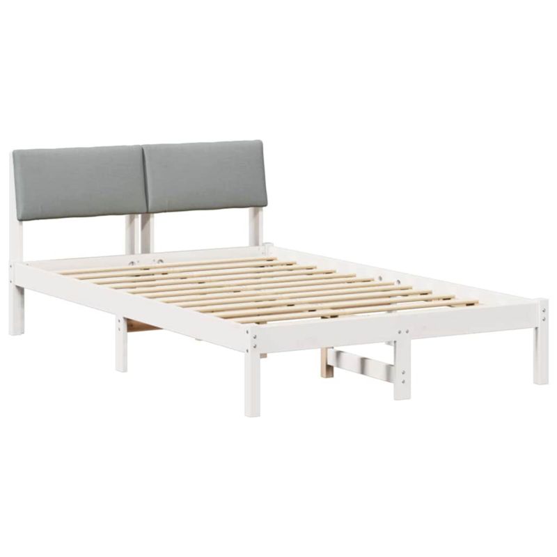 Łóżko Drewniane WaszeMeble 120x200 cm Białe WM-878543 1 szt.