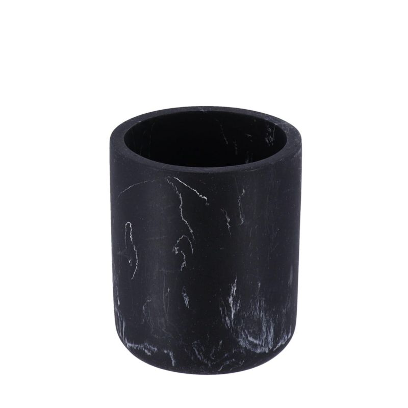 Kubek łazienkowy Everist Black Marble TENDANCE czarny na szczoteczki 250 ml 1 szt.