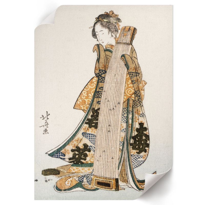 Wydruk Na Płótnie ArtPrintCave 29,7x42 cm Japonka Hokusai 1 szt.