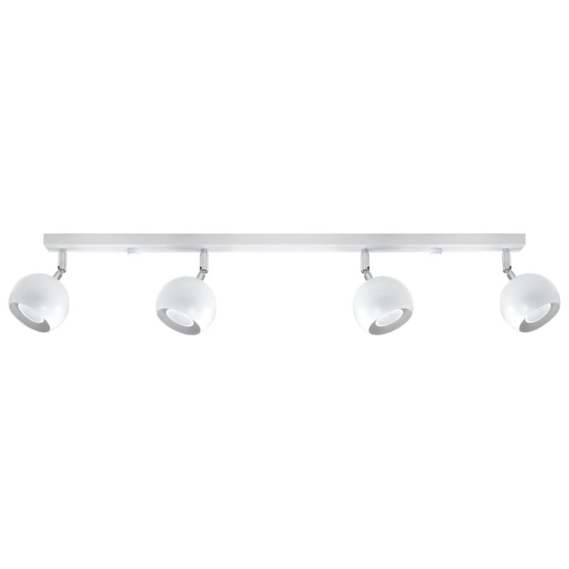 Reflektor sufitowy Pure Lume FOKUMO biały chromowany 4xGU10x40W IP20 wym:15x80x80cm - 1 szt.