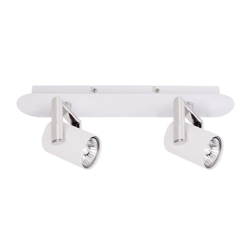 Lampa sufitowa wisząca Italux Bland 5122 biała chromowana nowoczesna 2xGU10 x 35W 1 szt.