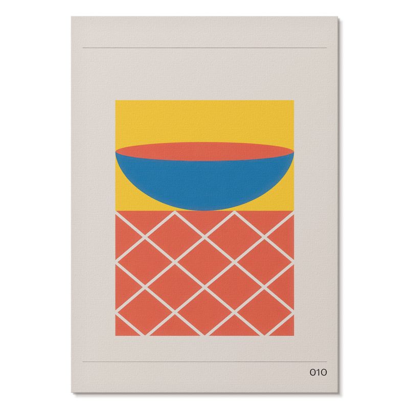 Nowoczesny Plakat na Płótnie Tulup 42x59,4 cm (A2) Geometryczna forma Do salonu, biura, sypialni 1 szt.