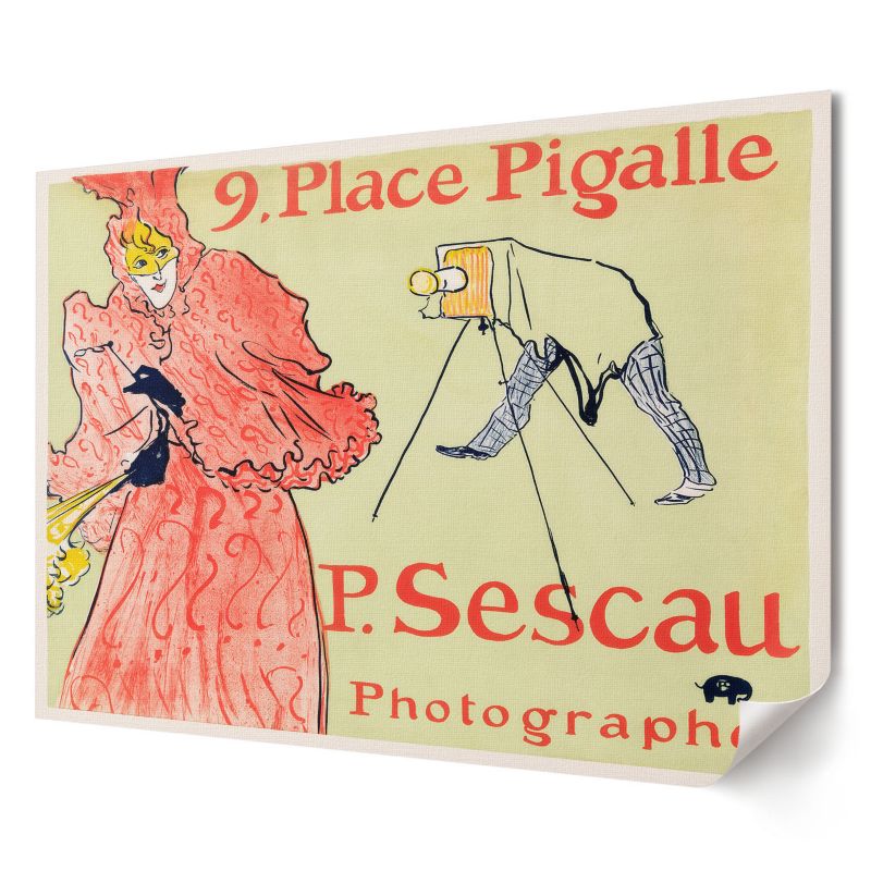 Plakat na płótnie Wallfluent Format A1 Le Photographe Sescau Artysta Henri de Toulouse-Lautrec 1 szt.