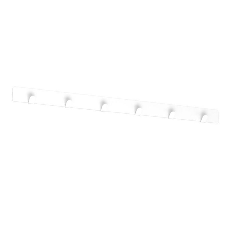 Biały wieszak ścienny łazienkowy na 6 ręczników BATHROOM ORGANIZATION 9859 Luminex 1 szt.