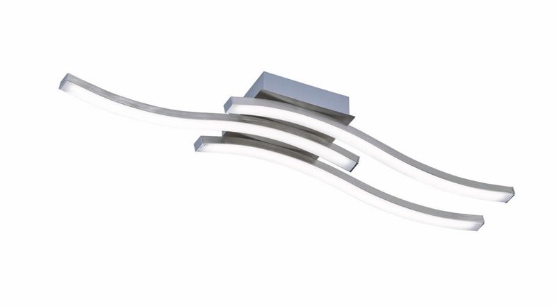 Lampa sufitowa wisząca RL Route 9333 srebrno-biała nowoczesna wbudowany LED 5W 1 szt.