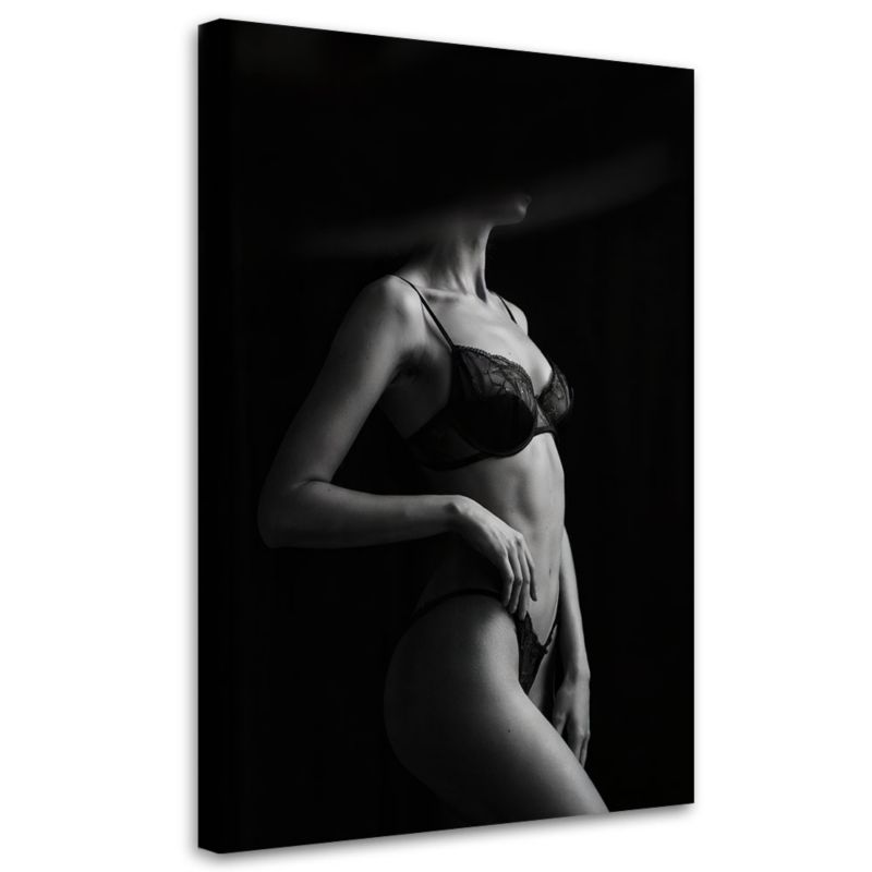 Obraz nowoczesny do salonu sypialni Feeby Kobieta w bieliżnie 60x90cm 1szt